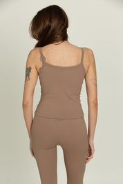 Walnut MotionCloud Square Neck Cami