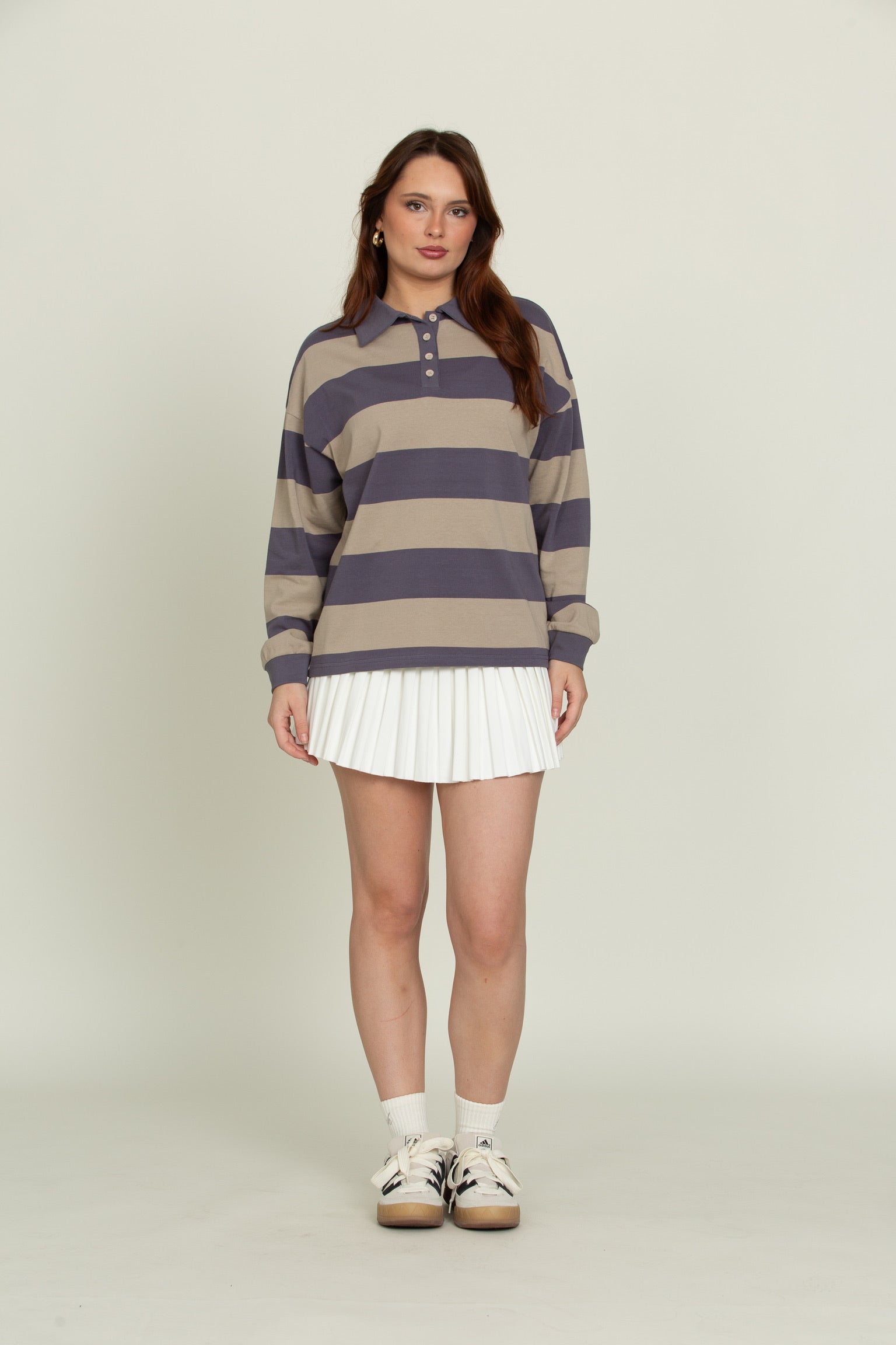 Dune Striped Rugby Long Sleeve