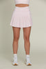 15" Pearl Pink Pleated Tennis Skirt