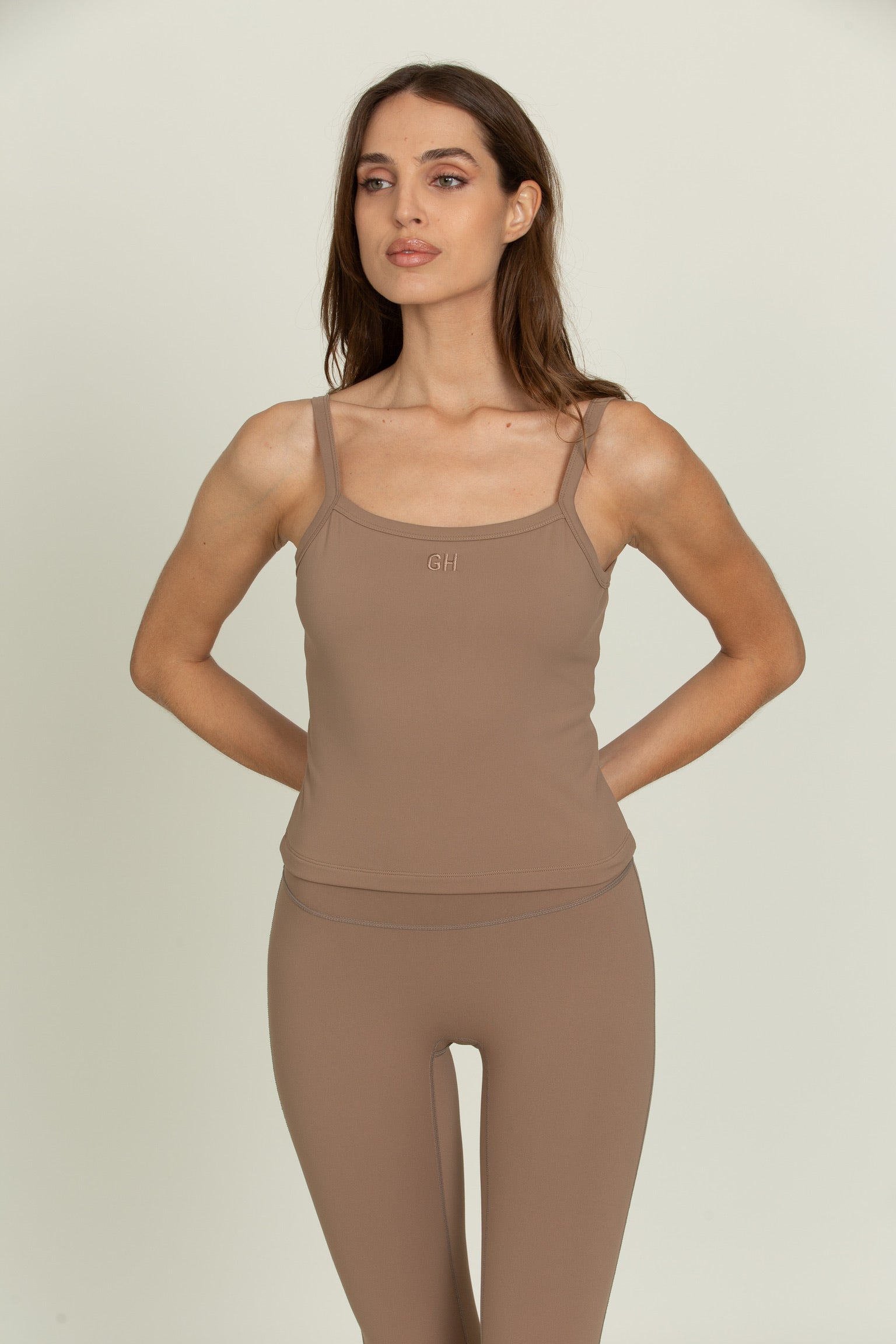 Walnut MotionCloud Square Neck Cami