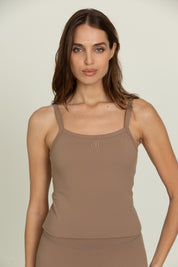 Walnut MotionCloud Square Neck Cami