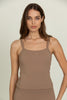 Walnut MotionCloud Square Neck Cami