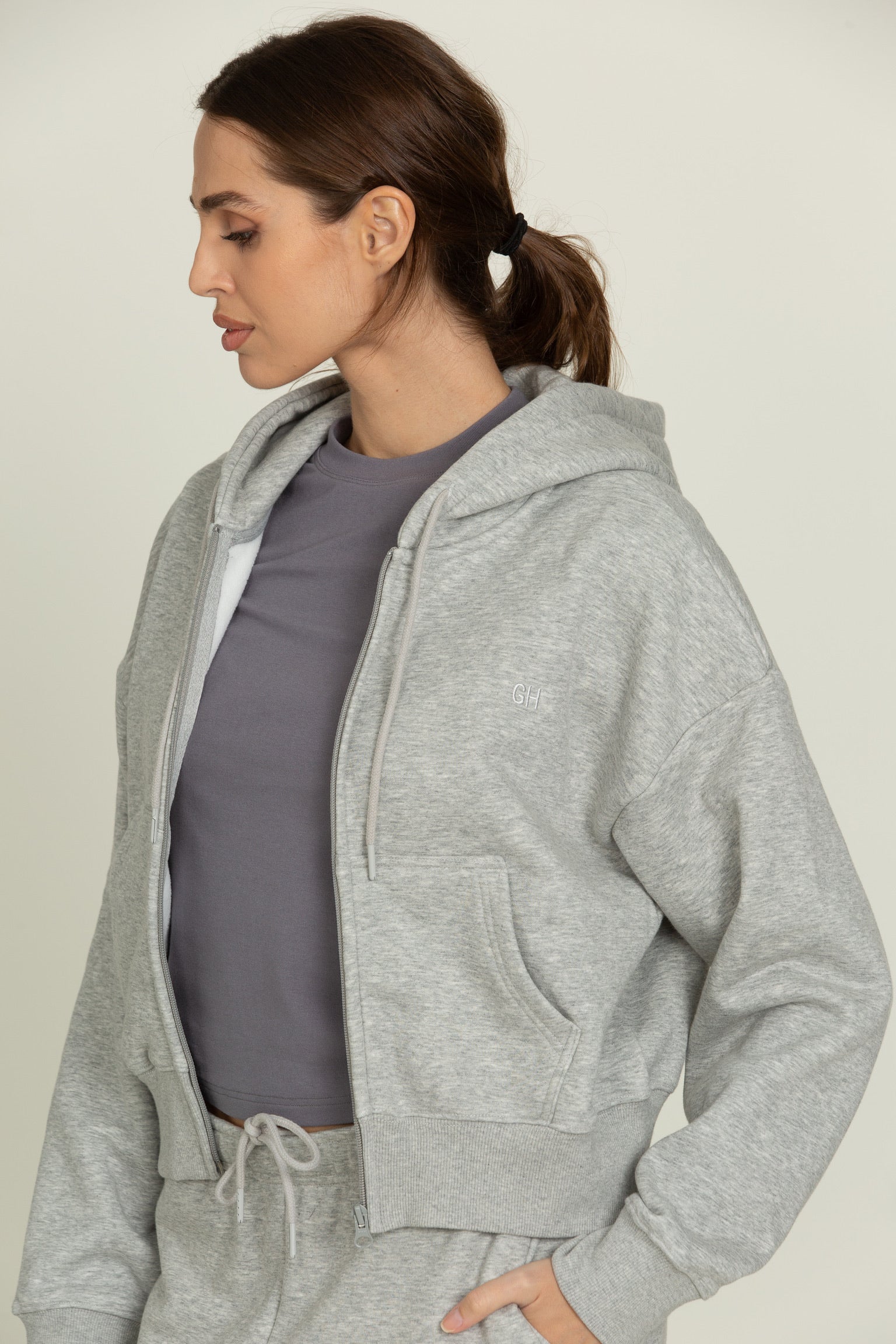 Heather Grey Everyday Full Zip