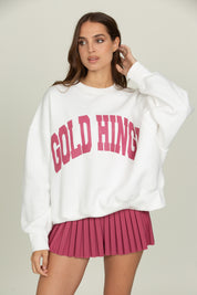 White Raspberry GH Wide Arm Sweatshirt