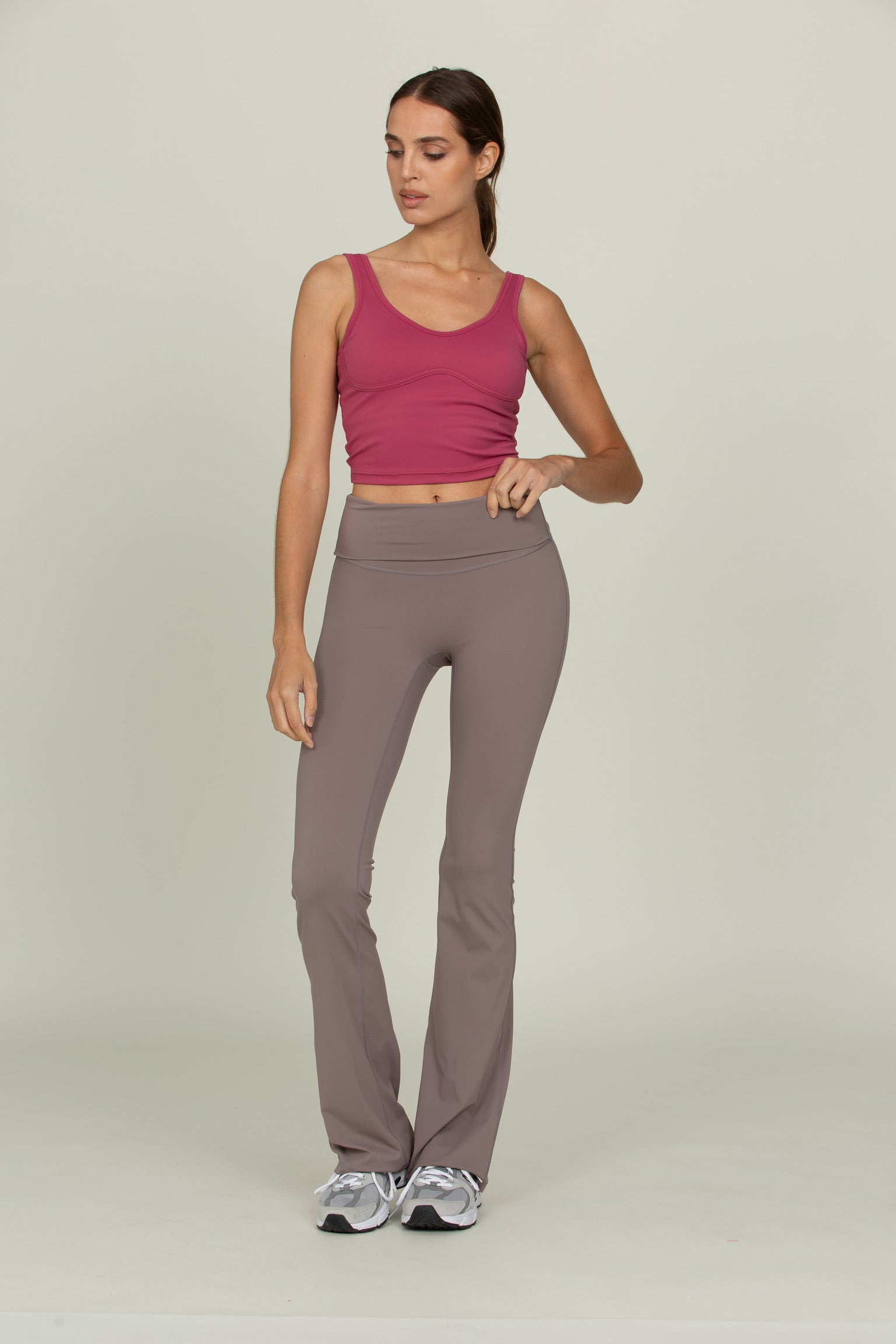 Ash Essential Foldover Flare Pant