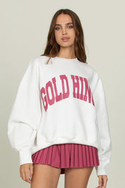 White Raspberry GH Wide Arm Sweatshirt