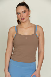 Walnut MotionCloud Square Neck Cami