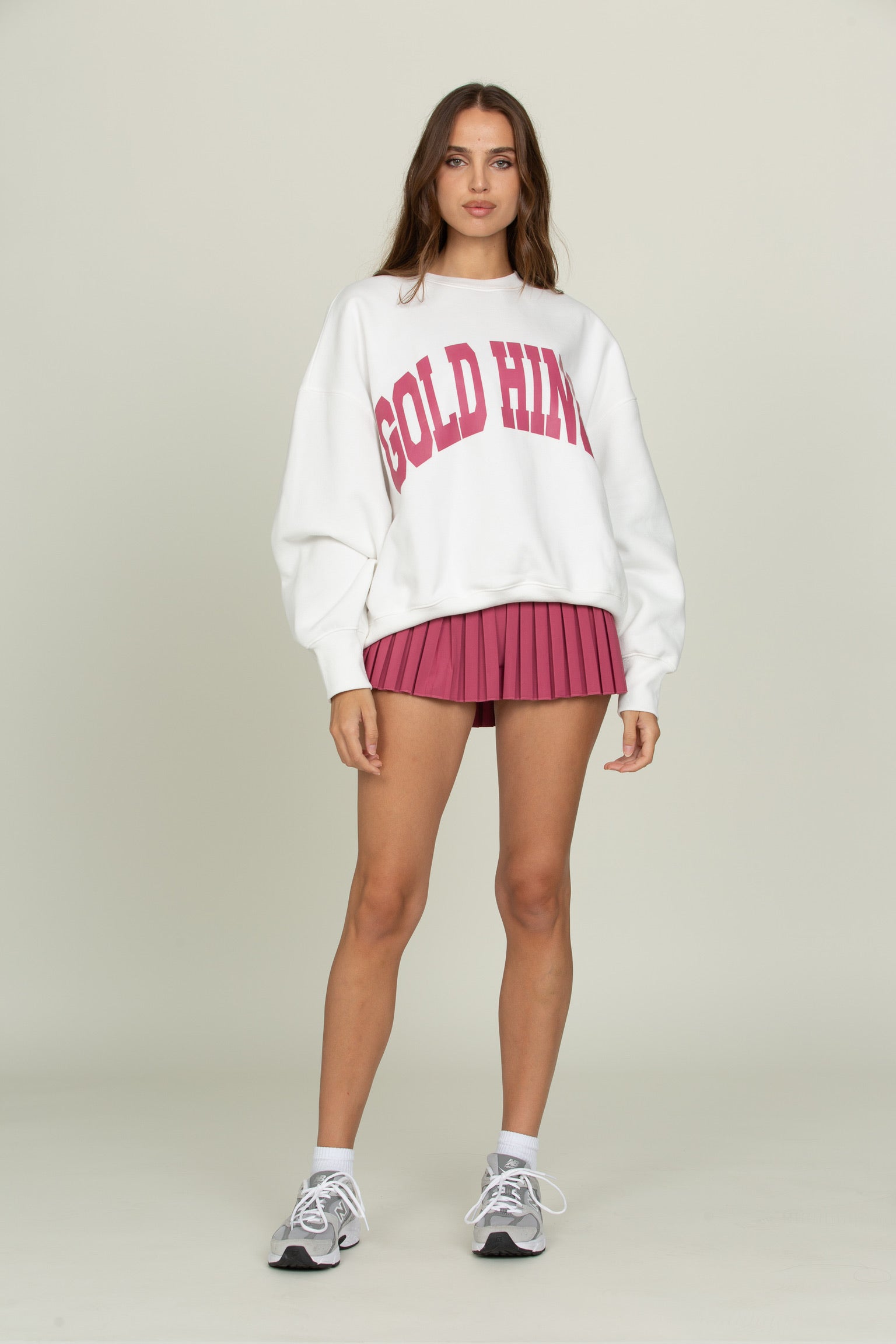 White Raspberry GH Wide Arm Sweatshirt