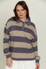 Dune Striped Rugby Long Sleeve