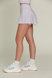 Pale Lavender Pleated Tennis Skirt