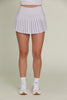 Pale Lavender Pleated Tennis Skirt