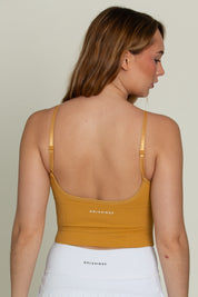 Mustard Original Ribbed Yoga Tank Top