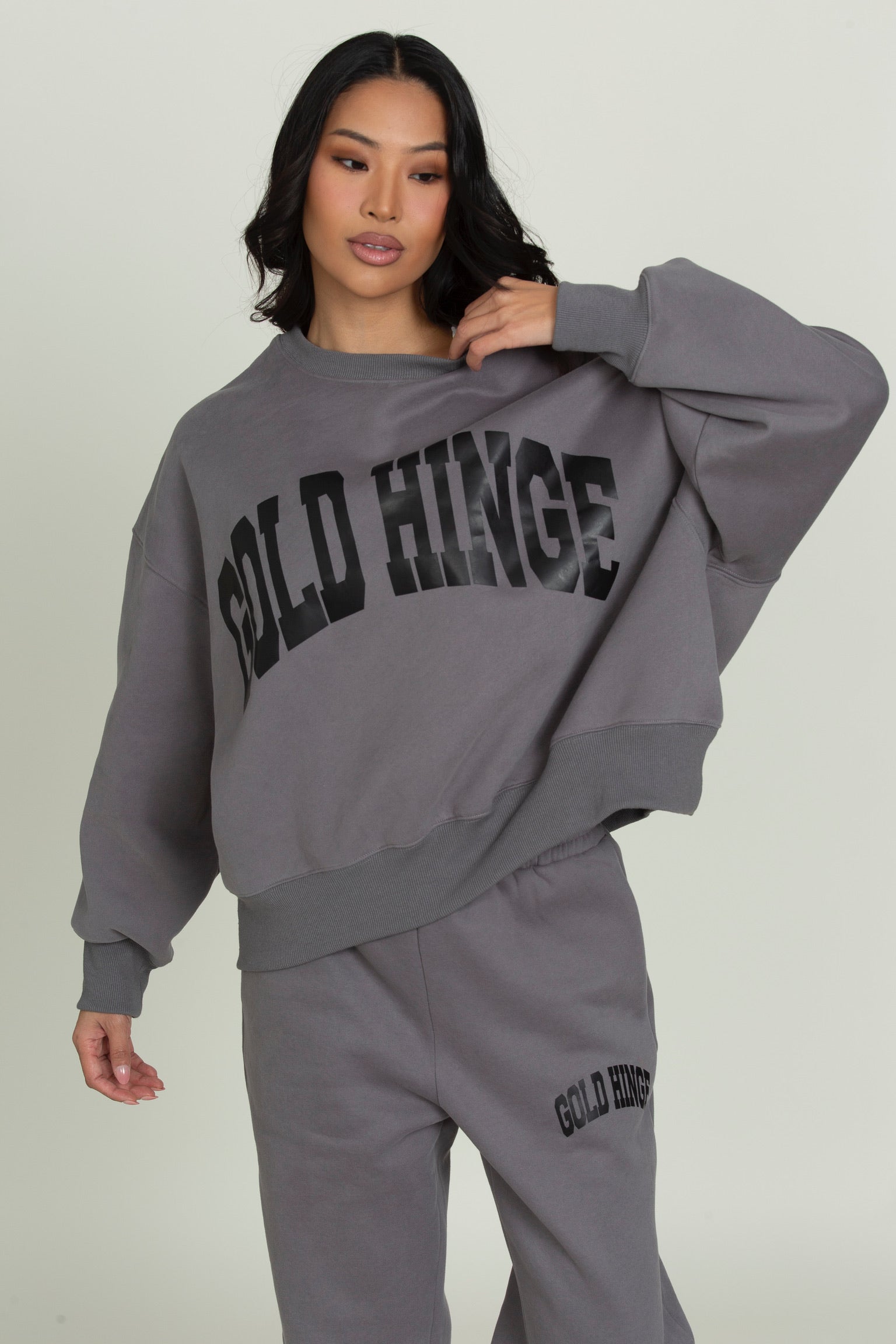 Obsidian Grey GH Wide Arm Sweatshirt