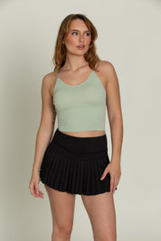 Light Green Original Ribbed Yoga Tank Top