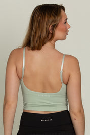 Light Green Original Ribbed Yoga Tank Top