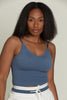 Deep Blue Original Ribbed Yoga Tank Top