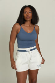 Deep Blue Original Ribbed Yoga Tank Top