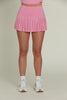True Pink Pleated Tennis Skirt