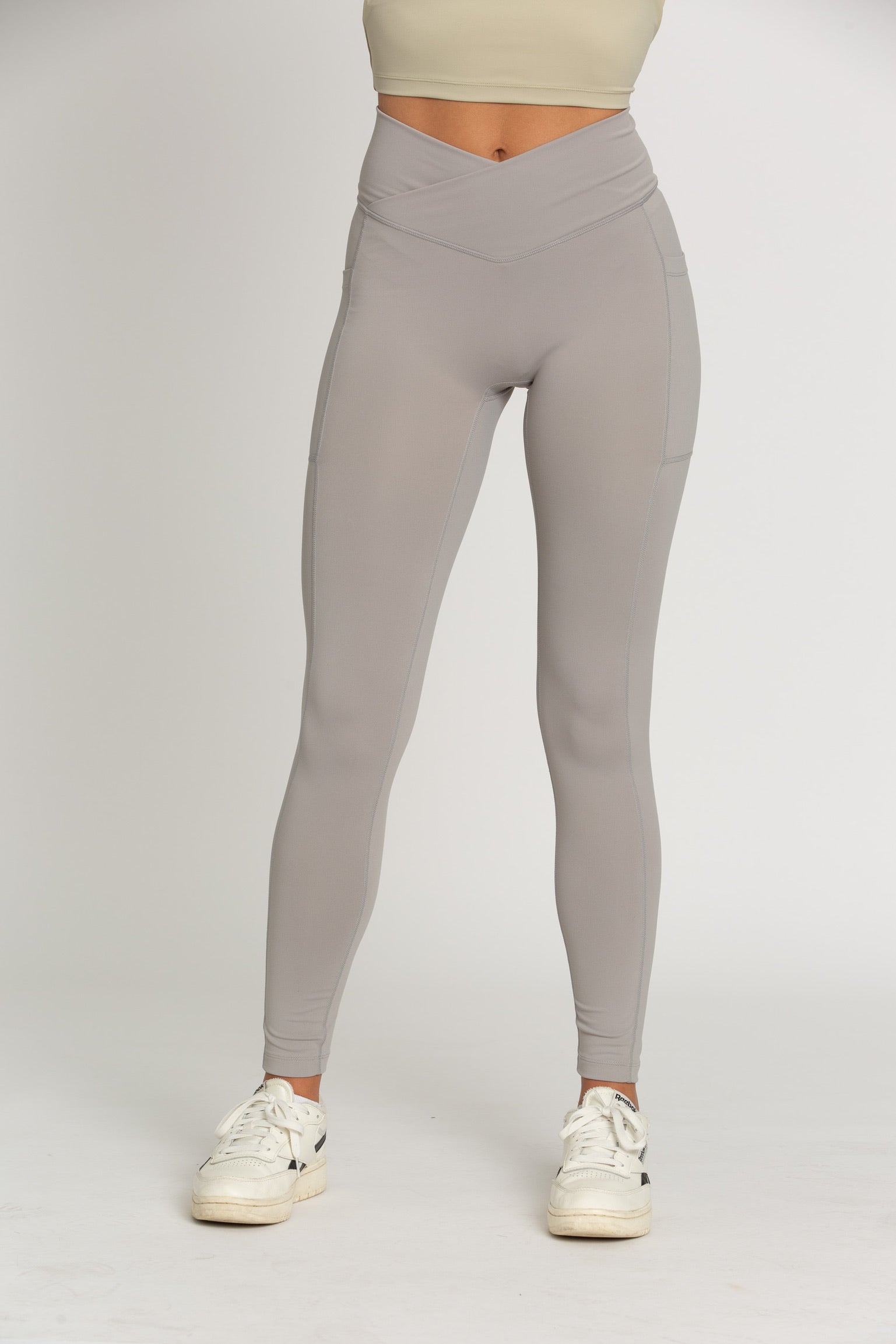 Buy we fleece Crossover Leggings for Women-Workout High Waisted