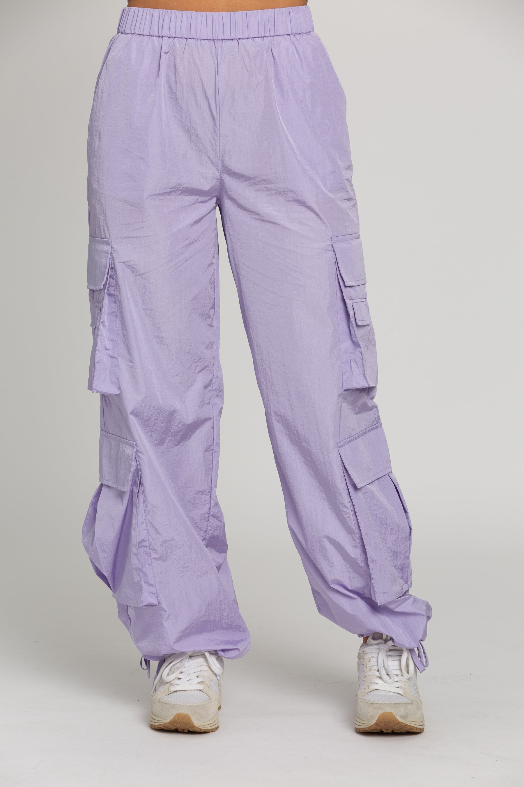 Shiny Purple Cargo Utility Pants – Gold Hinge