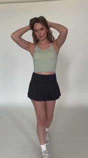 Light Green Original Ribbed Yoga Tank Top