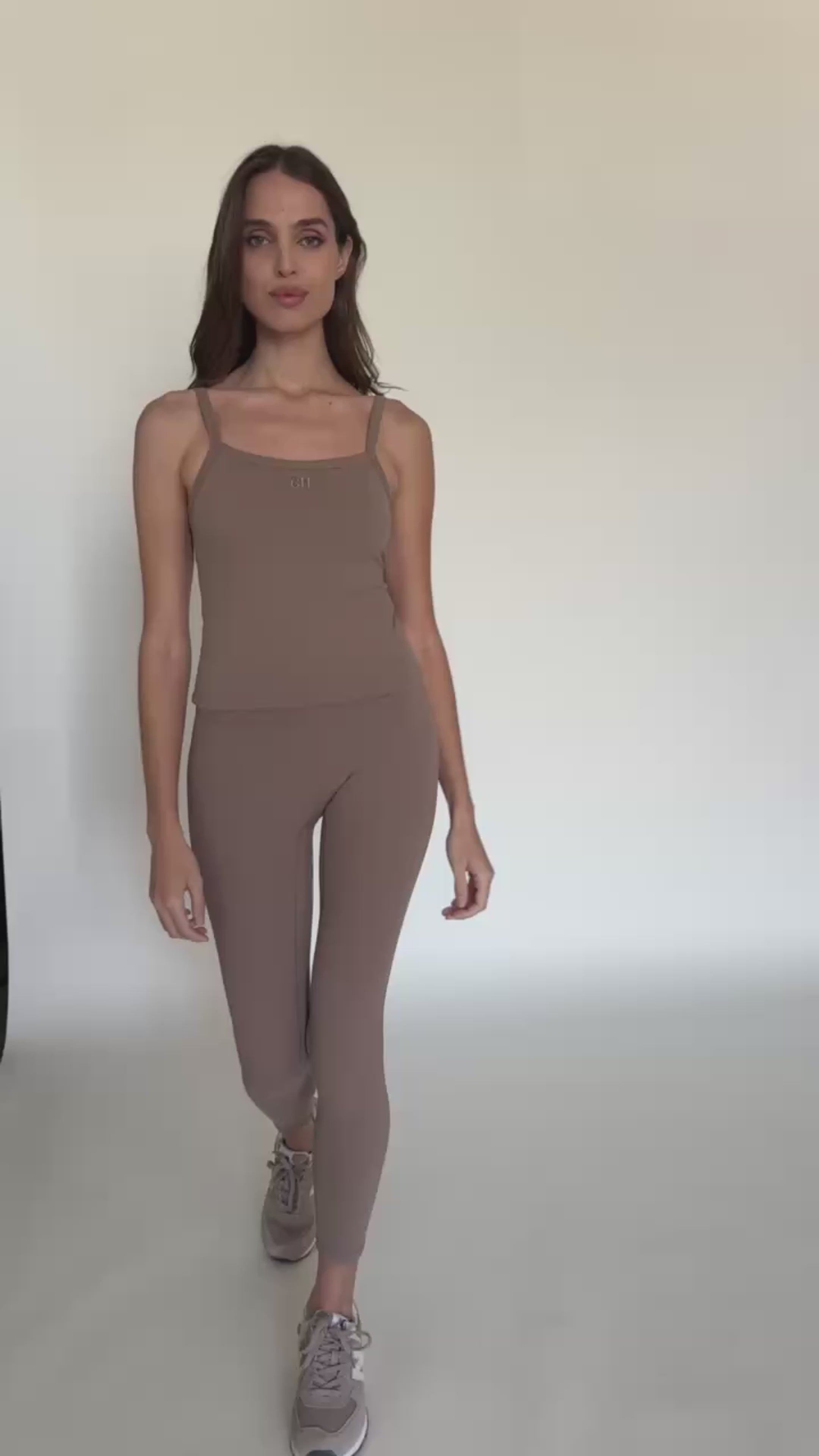 Walnut MotionCloud Square Neck Cami